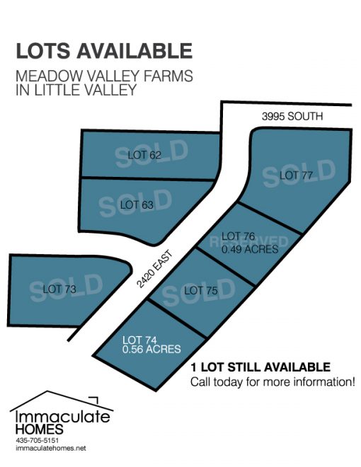 Meadow Valley Farms in Little Valley Immaculate Homes St. Utah